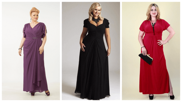 Мода для полных женщин весна-лето 2022: платья