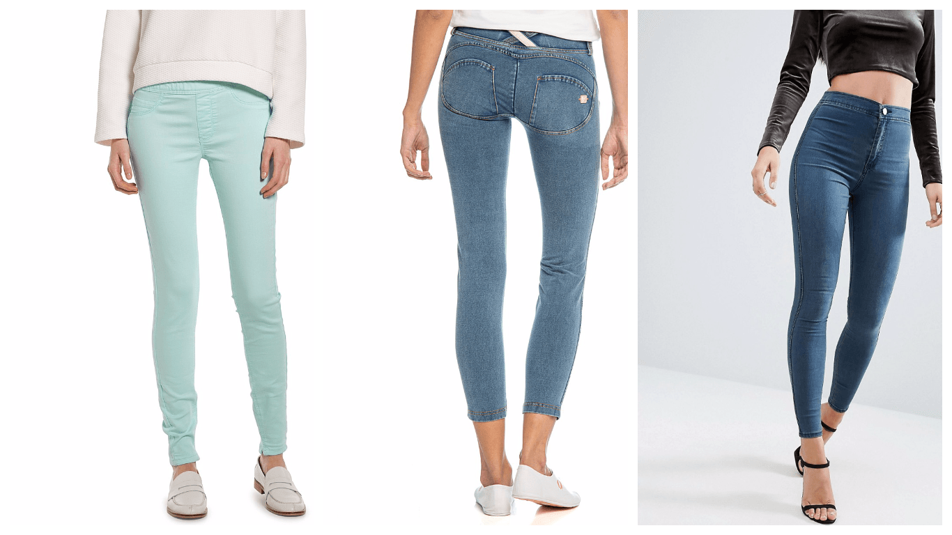 Что носить узкие джинсами