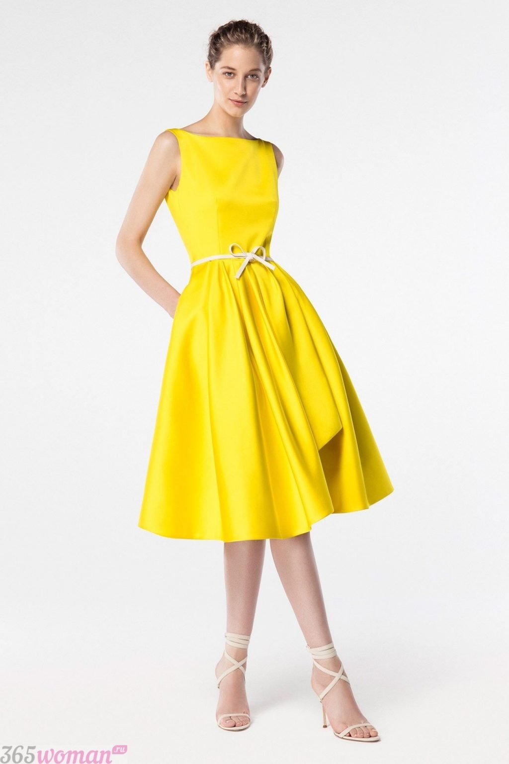 Желтые платья фасоны