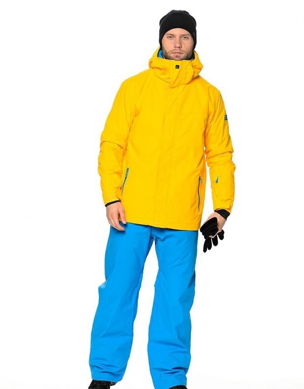 куртка для сноуборда желтая