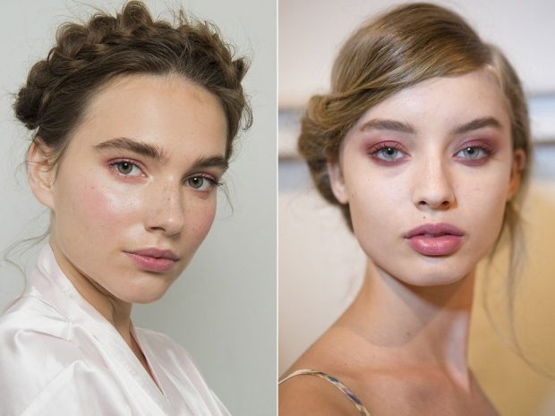 Модный макияж лето 2023: под натуральный с розовым оттенком